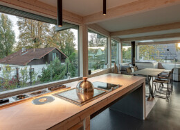 Maison en bois massif moderne en Allemagne